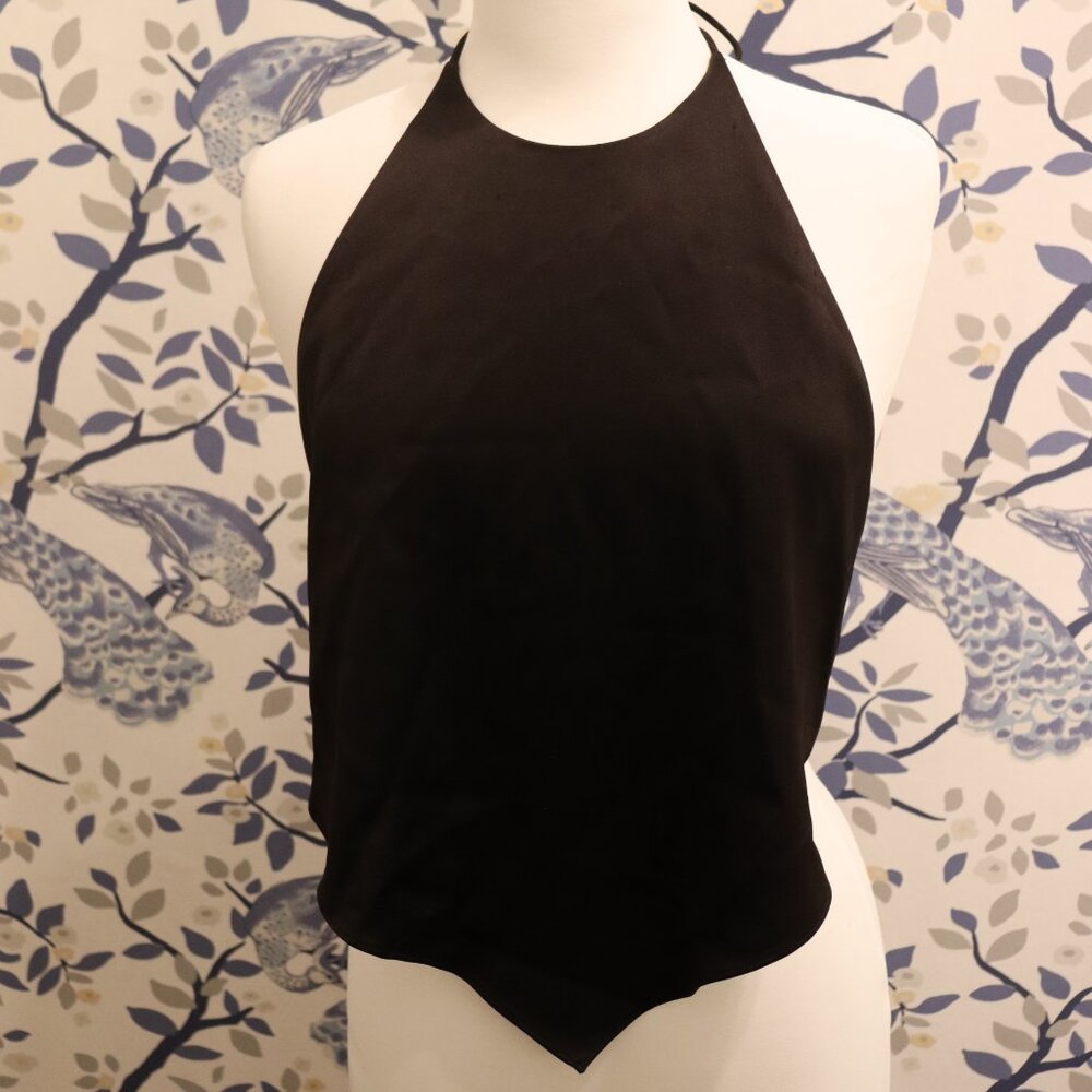 Alice + Olivia Frenchie Handkerchief Halter Top